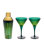 Prism Cocktail Set - Amber/Honey