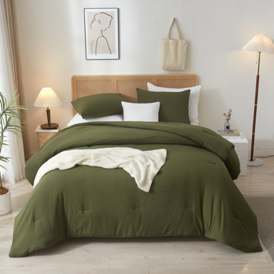  3-Piece 90g Lightweight All-season Microfiber Comforter Set