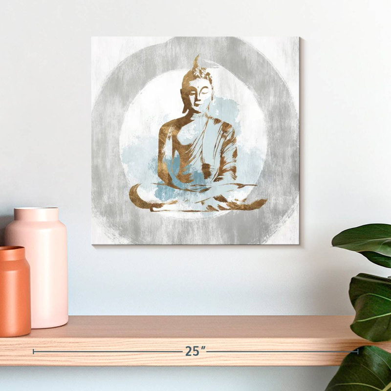 Bouddha Leisha II, H 16 po x l 16 po