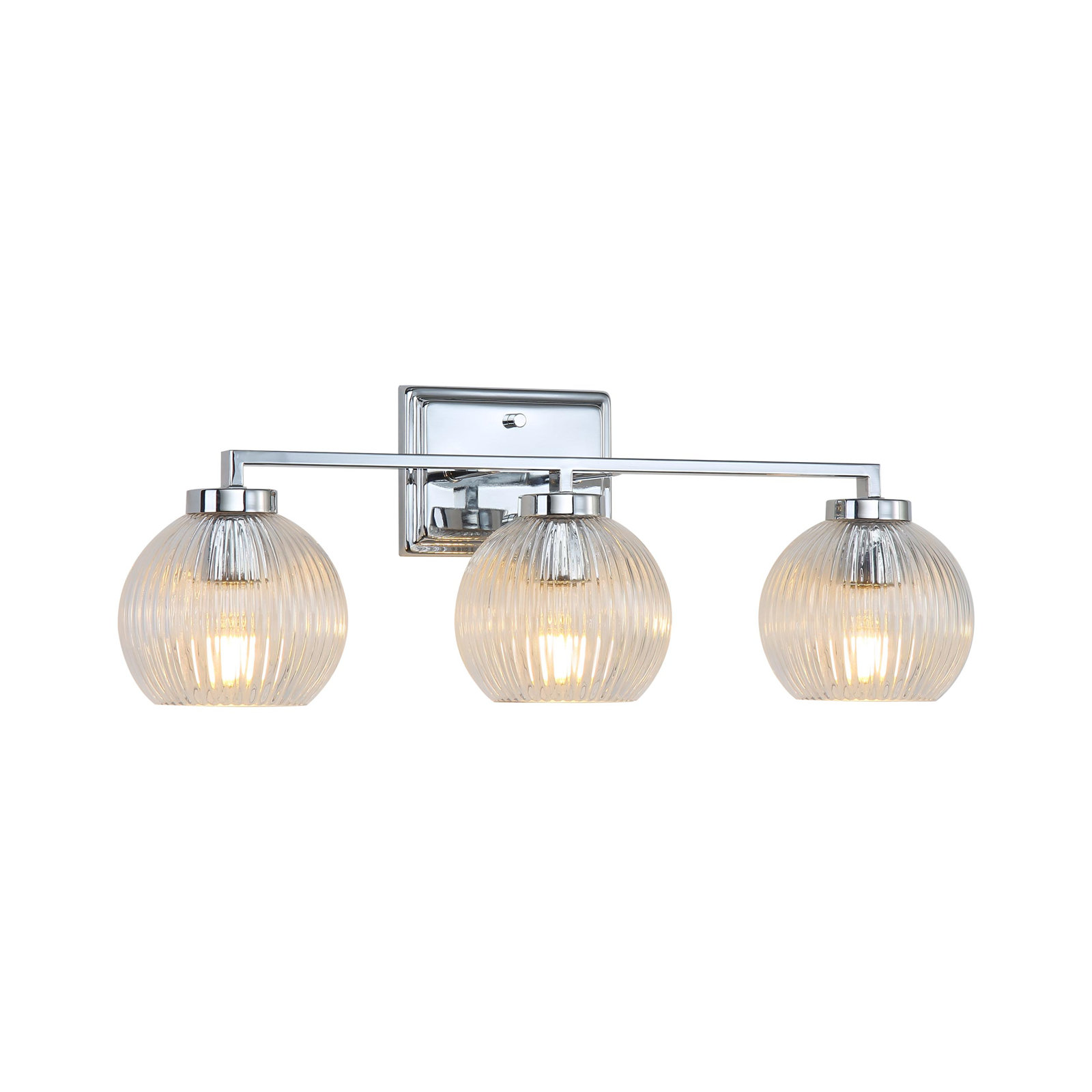 Deana 3-Light Vanity Light, Chrome