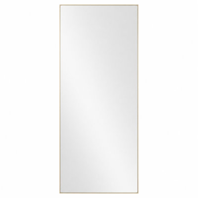 Miroir de plancher pleine longueur en aluminium