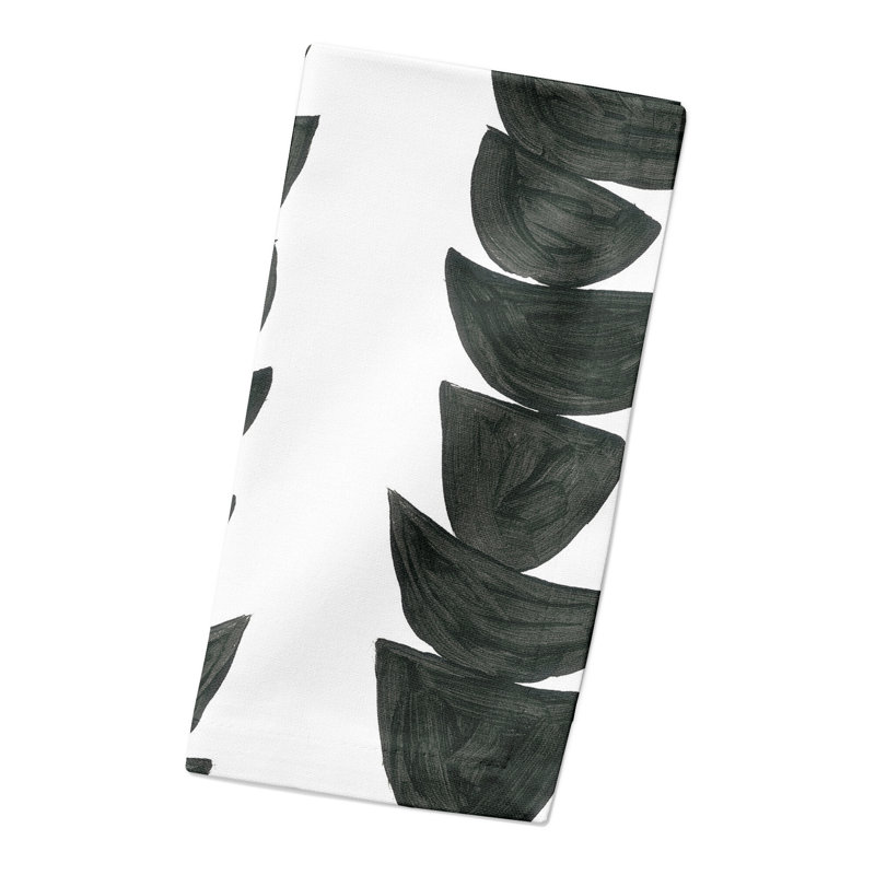 Cotton Twill Abstract Square Napkin
