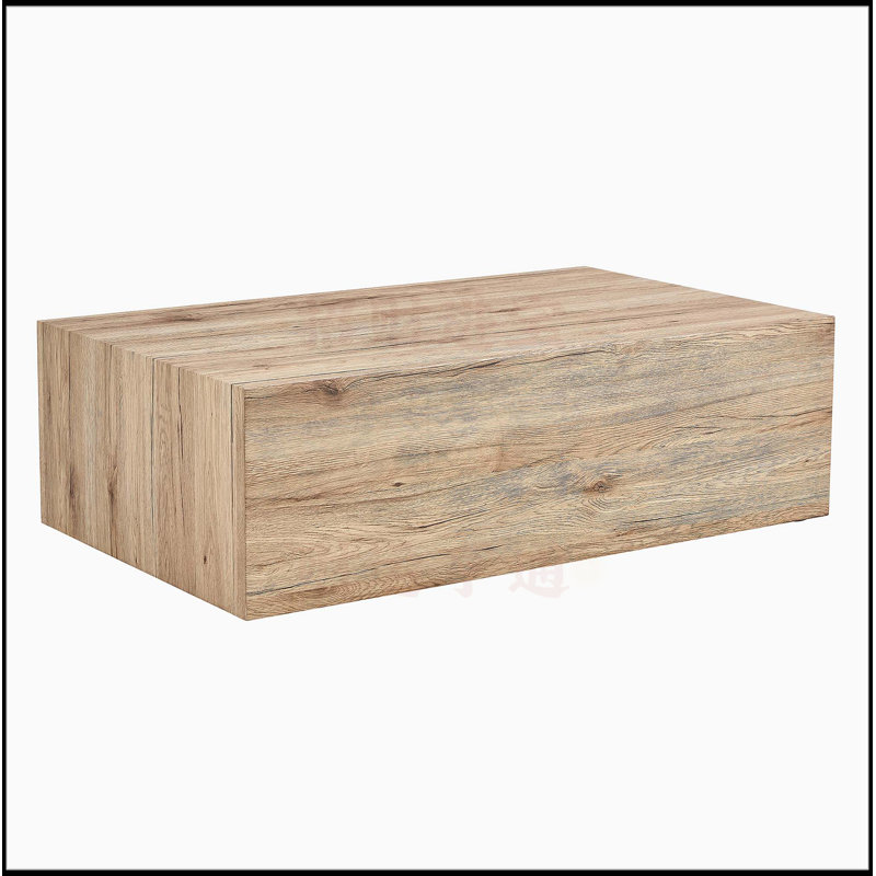 Table basse en panneau de fibres à densité moyenne Inch, Bois, 11.80" H x 39.30" L x 23.60" W