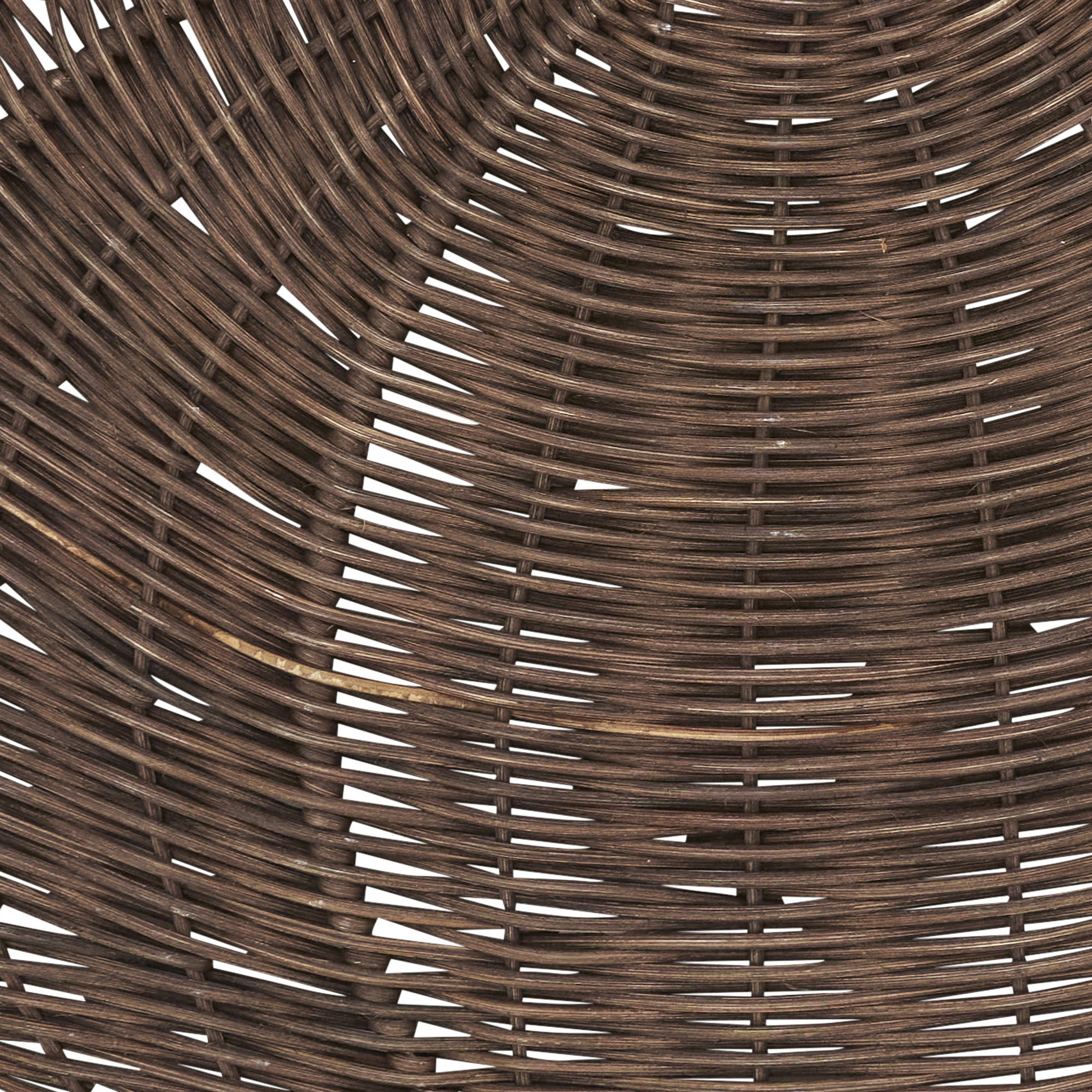 Fall Harvest Rattan Pumpkin Placemat (Set of 4), Brown