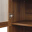 Armoire de cuisine moderne de 70,87 po de hauteur avec 4 tablettes latérales à 4 niveaux et 2 tiroirs, armoire de rangement autoportante avec étagère de rangement multifonctionnelle coulissante multi-niveaux, armoire de rangement pour garde-manger avec support à micro-ondes pour le salon, la cuisine,