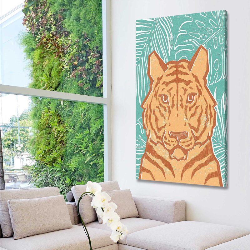 Jungle I - impression, Toile tendue, H 60 po x l 36 po x P 1,5 po
