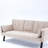 70-inch multi-functional sofa bed foldable sofa with cup holder and side storage-695303594
