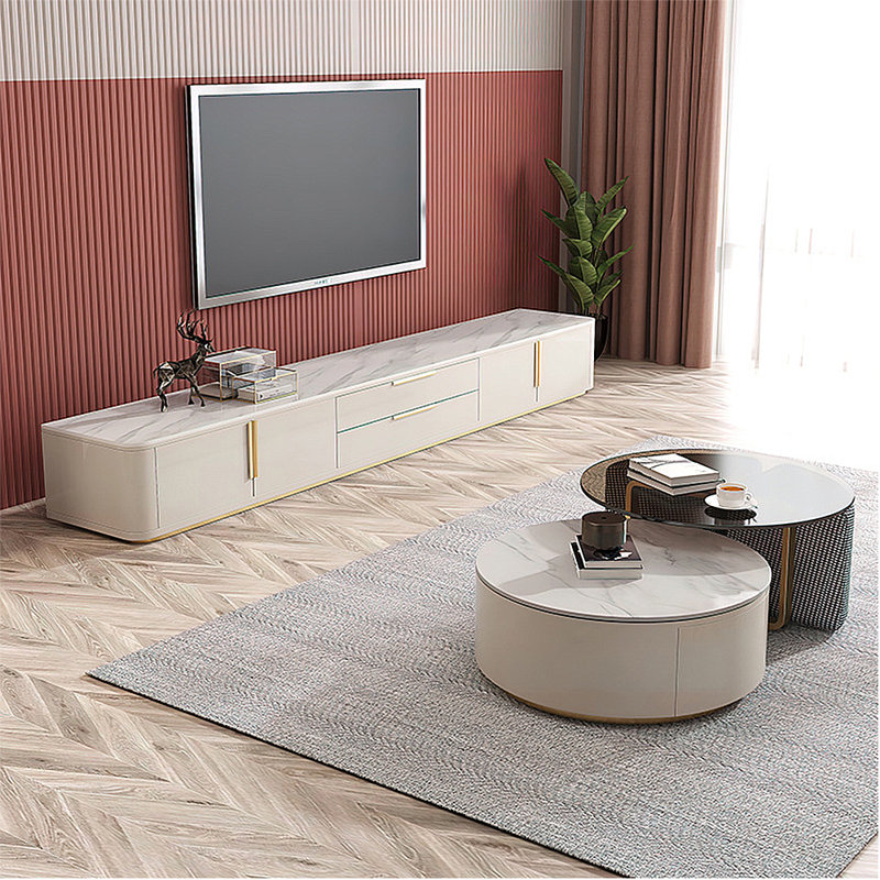 Ensemble de meuble télé Modern Rock Slate