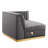 Modway Sanguine Channel Tufted Performance Velvet 3-Seat Modular Sectional Sofa-80380982