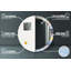 Huldar Glass Flat Wall Mirror