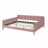 Upholstered Daybed with 4 Support Legs-477197855-477197854