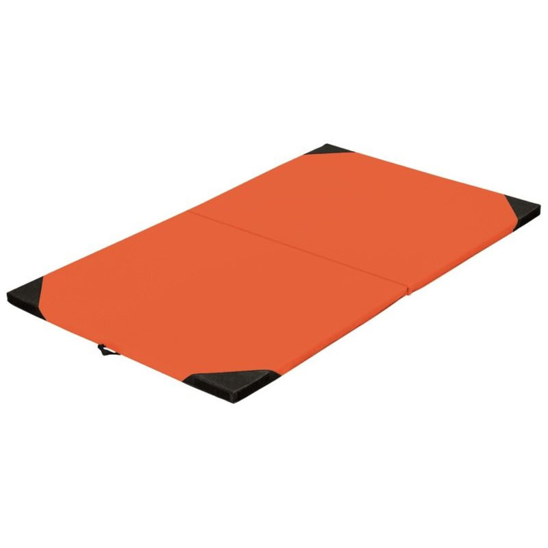 Épaisseur du tapis de pliage pliable: 2 po, H 5 po x L 41 po x l 49 po, Orange