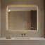 Miroir d'appoint à DEL et miroir de salle de bain moderne 36 x 30