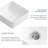 Topcraft 14.76" White Ceramic Bathroom Vessel Sink