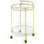 Chariot-bar moderne moderne en métal chromé -348021897