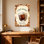 Fashion Cafe, grains de café magiques, feuilles, étoiles, verre, boisson