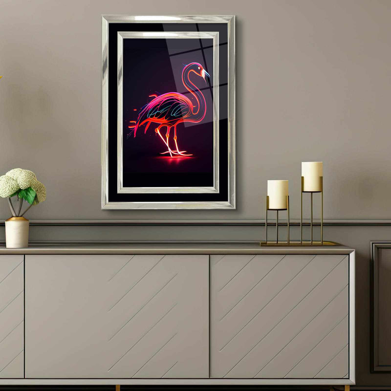 Elegant Decorative Framed Painting, 17.0 x 25.6 inches | 100% Acrylic Glass (Thickness: 0.04 inches) & Solid Wood Frame (Thickness: 1.0 inches) | Perfect Wall Art for Living Room, Bedroom & Office Decor
