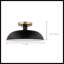 Plafonnier semi-encastré 1 lumière Bethany-134836901-134836899-134836903