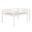 Lit mezzanine en bois avec échelle-1587324681