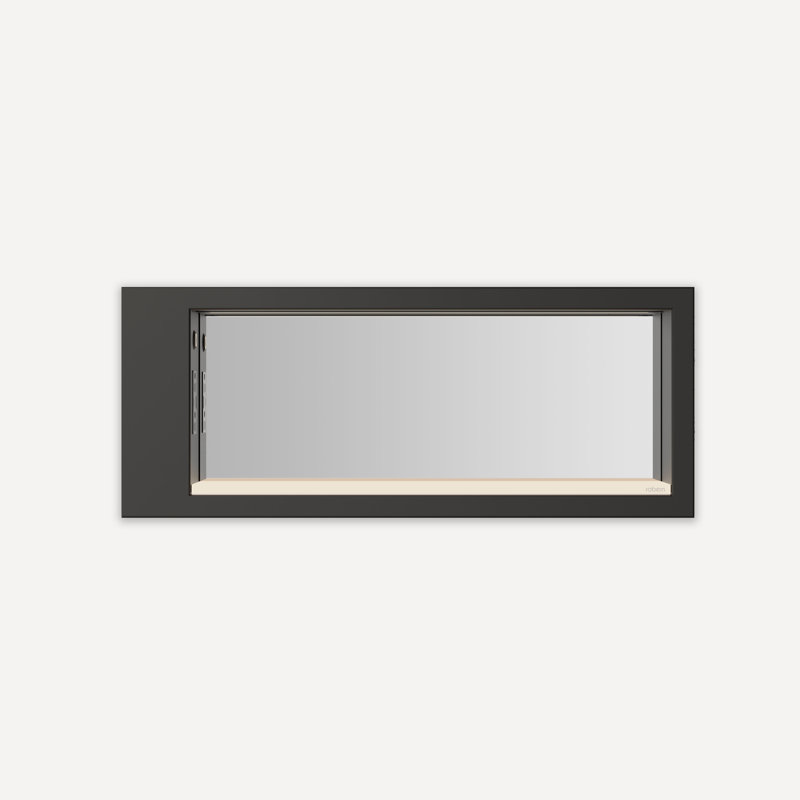 COV Illuminated Niche, Interior Light and Outlet with USBs, Matte Black