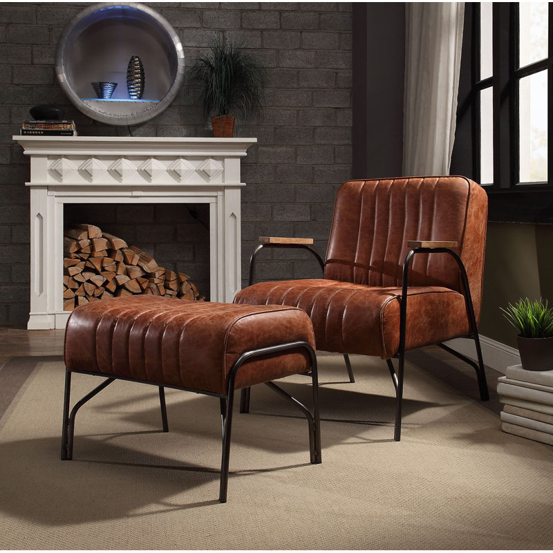 Fauteuil Demartino espresso vieilli, Espresso