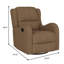  Fauteuil inclinable oscillant et pivotant Auden-1350828532