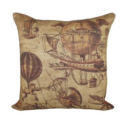 Flying Machines Throw Pillow