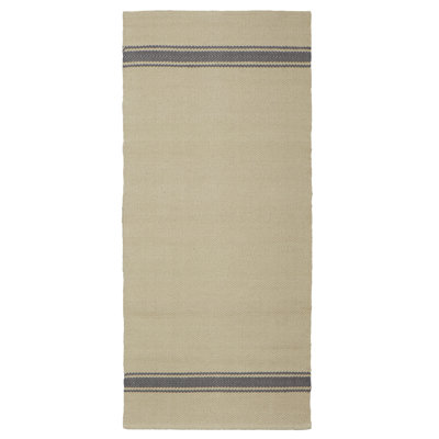 Runner cm Striped Hand Knotted Area Rug