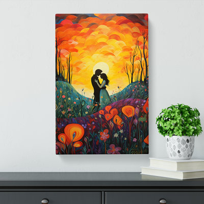Lovers Colour Field Art No.2 - No Frame Print