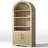 71''H Arch Wine Cabinets With Wine Glass Holder & Wine Rack, Bar Liquor Cabinets With Led Light & Motion Sensor-631425803