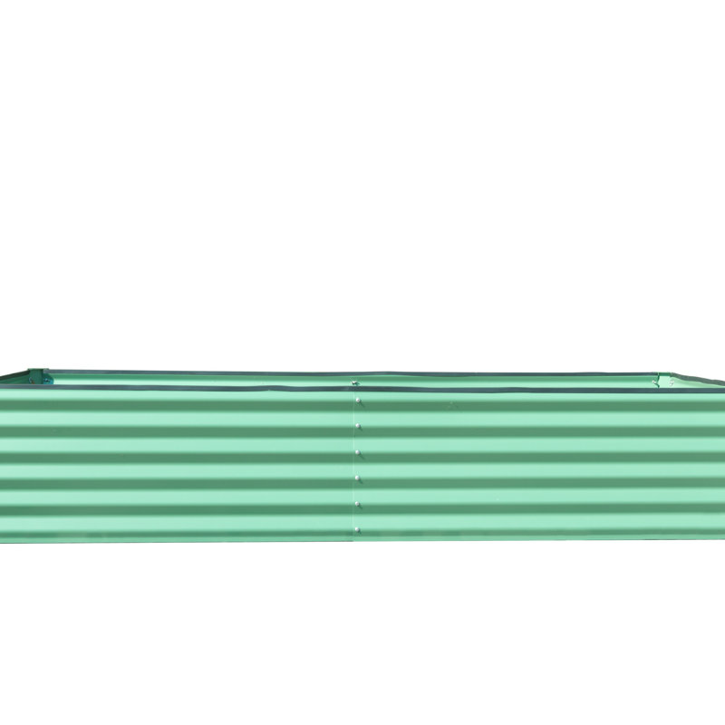 Galvanized Raised Garden Bed, Outdoor Planter Garden Boxes Large Metal Planter Box For Gardening Vegetables Fruits Flowers, 1