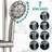 Drill-Free Slide Bar Combo Rain Showerhead 7-Setting Hand, Dual Shower Head Spa System With Tup Spout (Rough-In Valve Included)-118534824