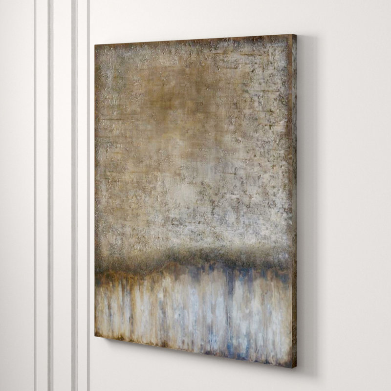 Golden Moonlight Painting by Beverly Fuller, Hand Painting , 16" H x 12" W x 1.5" D