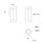 Applique murale en aluminium Roslyn-85471999-85472000