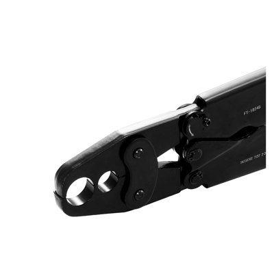 Ensemble d'outils de sertissage PEX à double tête pour anneaux en cuivre de 1/2 po et 3/4 po avec jauge Go / No-Go - Sertisseur de plomberie robuste