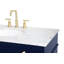 Rivers 40" Free-Standing Single Bathroom Vanity Set with Marble Vanity Top-1632609932