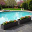Jardinières rectangulaires en métal pour plantes d'extérieur-1970011625-1970011636