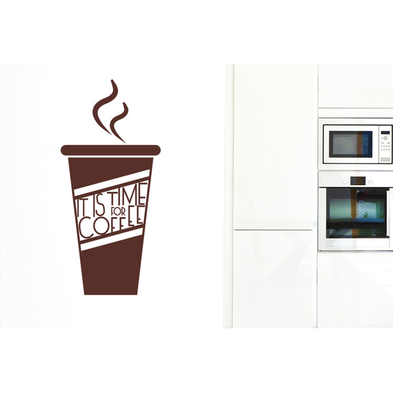 Food & Beverage Wall Decal, Brown, Medium