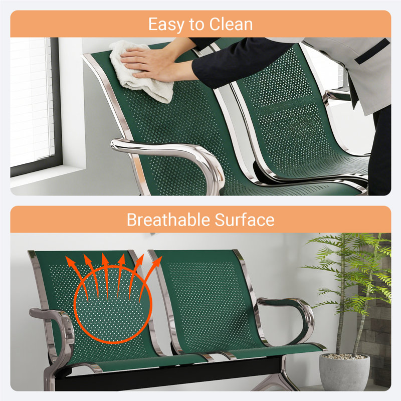 Fauteuil de salle à manger Kinfant, Vert