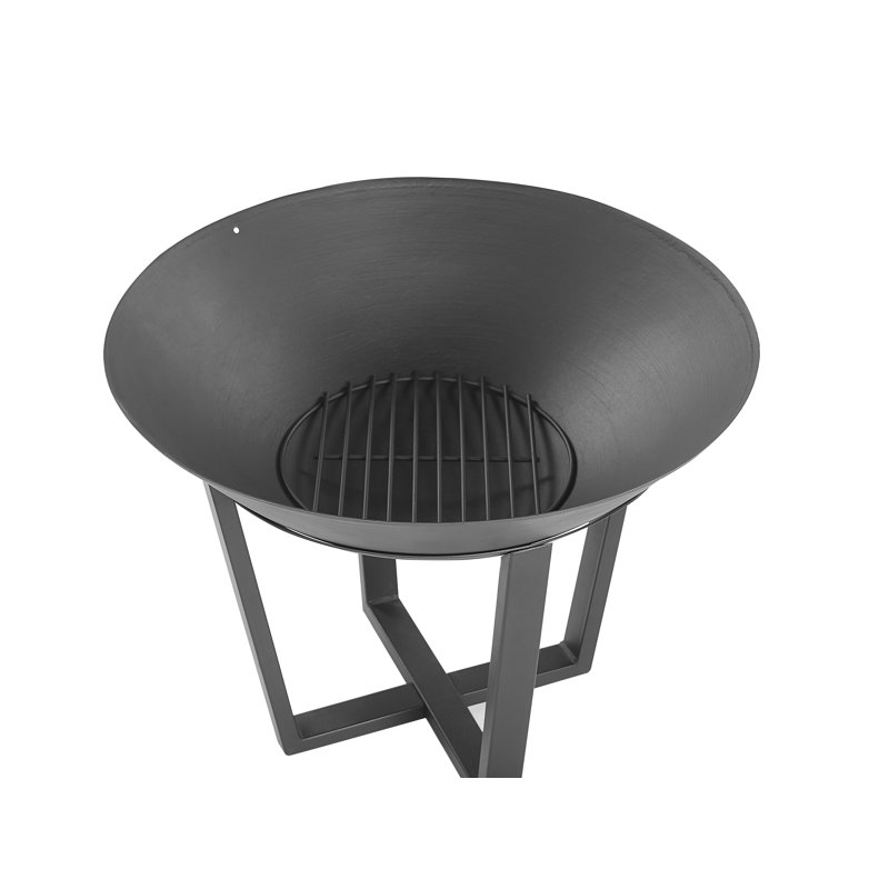 Uchis Round Steel Smokeless Fire Pit
