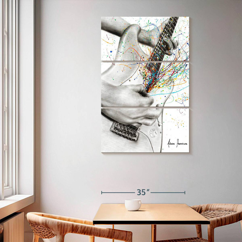 Abarca The Guitar Solo, 65" H x 42" W