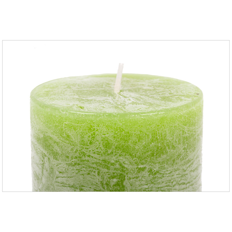 Bougie pilier parfumée 6 pièces, Taupe, Bois de santal japonais