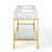 Kingsley 60" Stainless Steel Bathroom Vanity-695211180