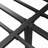 Amylia 18-Inch Heavy Duty Noiseless Non-Swaying Metal Iron Platform Bed Frame with 44” Headboard and Footboard, Black Iron-540552454