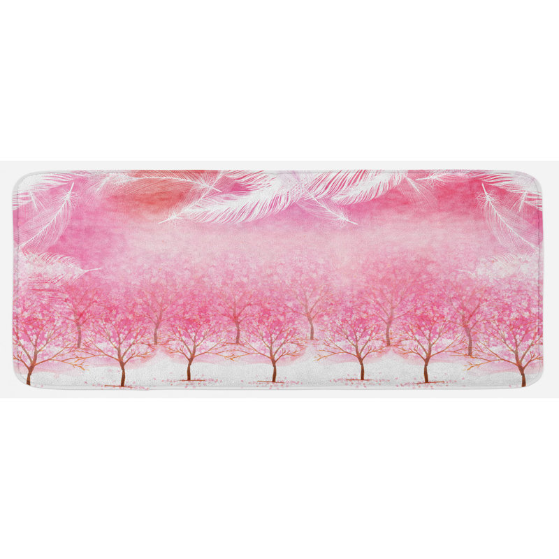 Eclectic Polyester Kitchen Mat