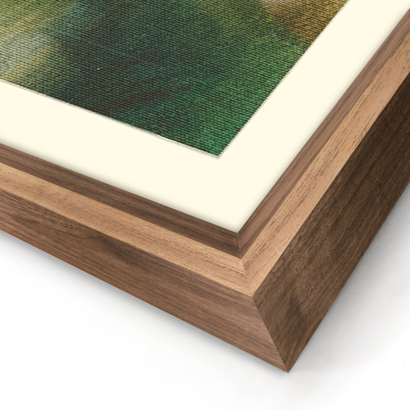 Provincial Painting by Jess Engle, 32" H x 24" W, Rustic Walnut Framed