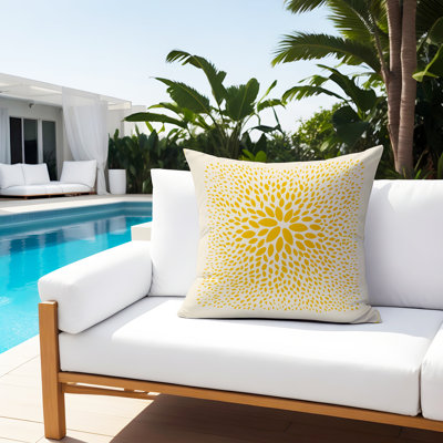 Coussin décoratif intérieur / extérieur en polyester filé à la main Bavière