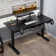 Lasherrie Height Adjustable Standing Desk With A Layer