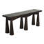 Tutankhamun 81'' W Glass Console Table