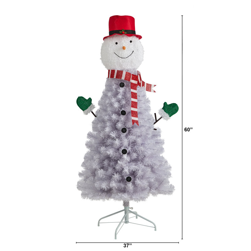 Arbre de Noël pin blanc et cachemire, 5'